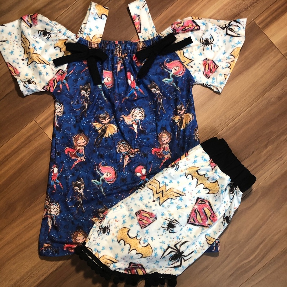 Super girl shirt set